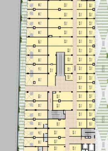 M3M PARAGON first floor plan