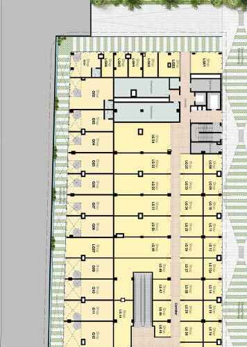 M3M 114 Market second floor plan